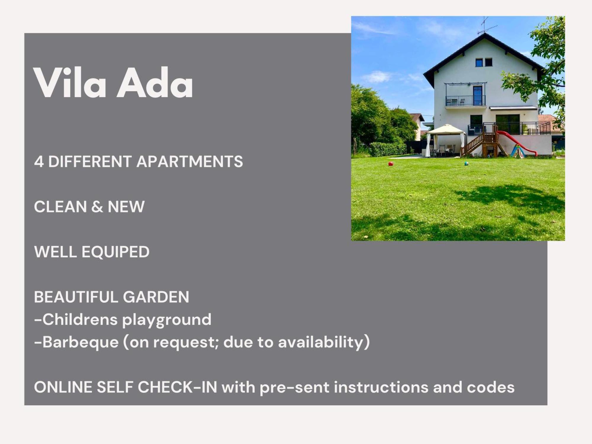 Vila Ada - 4 Cosy Apartments Ljubljana Exterior photo